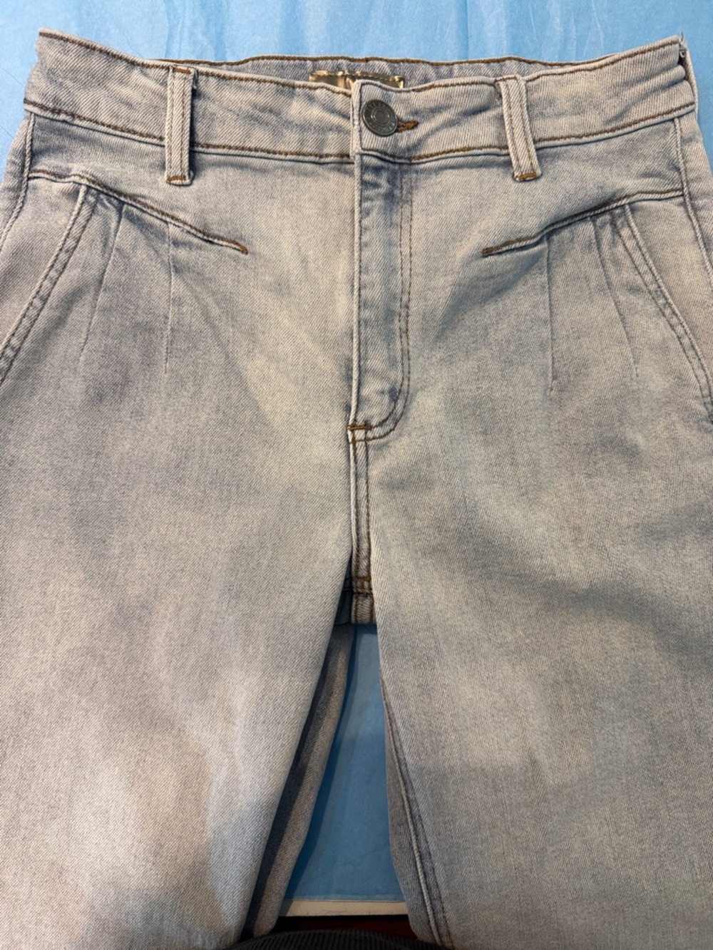 Kut from the Kloth Rachel Mom Jean Style KP1756MA1 size 2 light blue Stretch - Picture 2 of 11